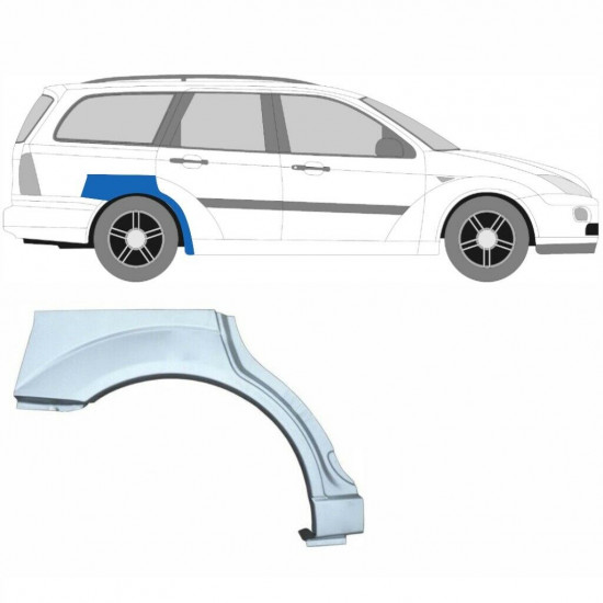 Painel de reparação do guarda-lamas traseiro para Ford Focus 1998-2007 / Esquerda+Direita / COMBI / Conjunto 6292