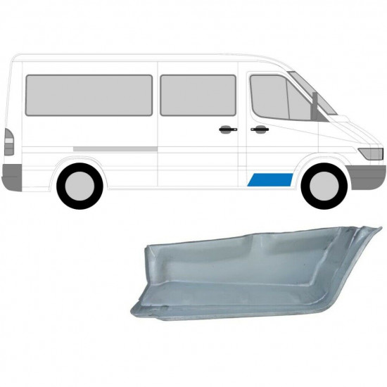 Painel de reparação do degrau dianteiro para Mercedes Sprinter 1995-2006 / Esquerda+Direita / Conjunto 6266