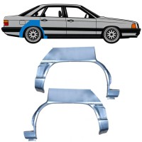 Painel de reparação do guarda-lamas traseiro para Audi 100 C3 1982-1990 / Esquerda+Direita / Conjunto 9993