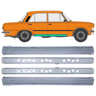 Painel de reparação interna e externa da soleira para Fiat 125p 1968-1991 / Conjunto 12548