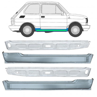 Painel de reparação interna e externa da soleira para Fiat 126p 1972-2000 11718