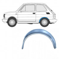 Painel de reparação do guarda-lamas traseiro para Fiat 126p 1972-2000 / Esquerdo 7580