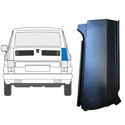 Painel de reparação do canto traseiro para Fiat 126p 1972-2000 / Direito 14959