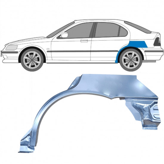 Painel de reparação do guarda-lamas traseiro para Honda Civic 1995-2001 / Esquerdo 5260