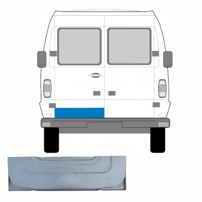 Painel de reparação interna das portas traseiras para Mercedes T1 1977-1996 / Esquerdo 5240