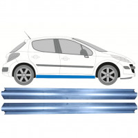 Painel de reparação da soleira para Peugeot 207 2006-2013 / Esquerda+Direita / Conjunto 9957