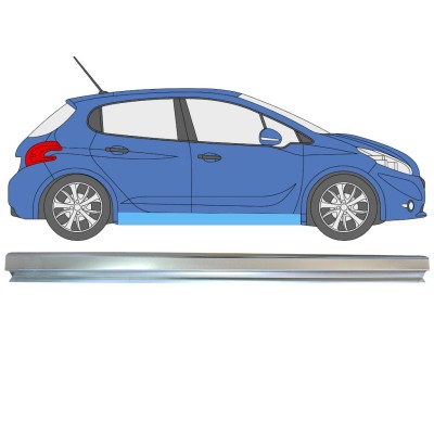 Painel de reparação da soleira para Peugeot 208 2012-2019 / Direito 16313