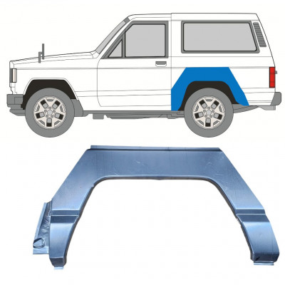 Painel de reparação do guarda-lamas traseiro para Nissan Patrol 1979-1993 / Esquerdo 9313