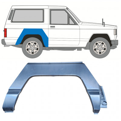 Painel de reparação do guarda-lamas traseiro para Nissan Patrol 1979-1993 / Direito 9312