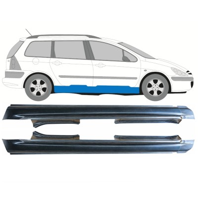 Soleira completa para Peugeot 307 2001-2008 / Esquerda+Direita / COMBI / Conjunto 16969