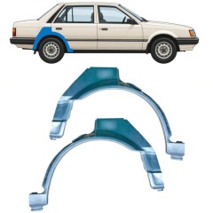 Painel de reparação do guarda-lamas traseiro para Mazda 323 BF 1985-1989 / Esquerdo / Direito / Esquerda+Direita / Conjunto 12958