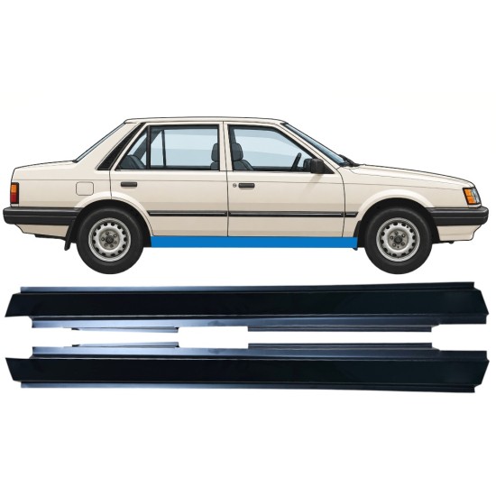 Soleira completa para Mazda 323 BF 1985-1989 / Esquerdo / Direito / Esquerda+Direita / Conjunto 12961