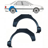 Painel de reparação do guarda-lamas traseiro para Peugeot 405 1987-1996 / Esquerda+Direita / Conjunto 10783