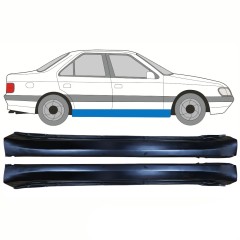 Soleira completa para Peugeot 405 1987-1996 / Esquerda+Direita / Conjunto 10780