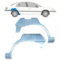 Painel de reparação do guarda-lamas traseiro para Peugeot 406 1995-2005 / Esquerda+Direita / Conjunto 9338