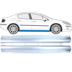 Soleira completa para Peugeot 407 2004-2011 / Esquerda+Direita / Conjunto 16273