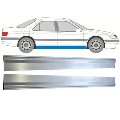 Painel de reparação da parte inferior da soleira para Peugeot 605 1989-1999 / Esquerda+Direita / Conjunto 15219