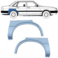 Painel de reparação do guarda-lamas traseiro para Audi 80 B2 1978-1986 / Esquerda+Direita / Conjunto 10505