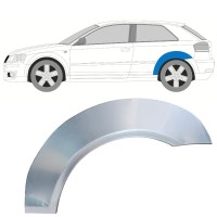Painel de reparação do guarda-lamas traseiro para Audi A3 8P 2003-2012 / Esquerdo 16320