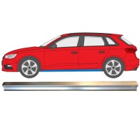 Painel de reparação da parte inferior da soleira para Audi A3 8V 2012-2020 / Esquerdo 14993