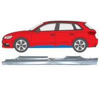 Soleira completa para Audi A3 8V 2012-2020 / Esquerdo / HATCHBACK 17284