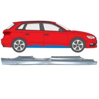 Soleira completa para Audi A3 8V 2012-2020 / Direito / HATCHBACK 17283