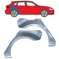 Painel de reparação do guarda-lamas traseiro para Audi A3 8V 2012-2020 / Esquerda+Direita / HATCHBACK / Conjunto 17282