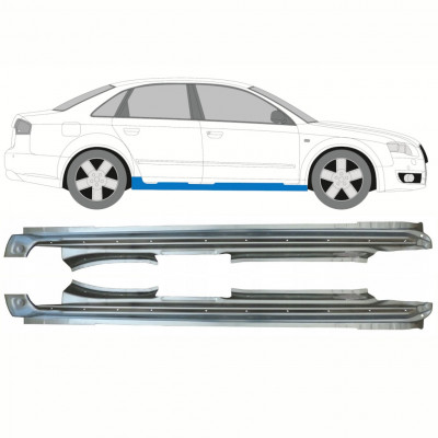 Painel de reparação da soleira para Audi A4 B6 B7 2000-2007 / Esquerda+Direita / Conjunto 10336