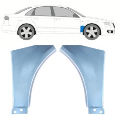 Painel de reparação do guarda-lamas dianteiro para Audi A4 B7 2004-2007 / Esquerda+Direita / Conjunto 15171