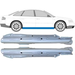 Soleira completa para Audi A6 C5 1997-2004 / Esquerda+Direita / Conjunto 9119