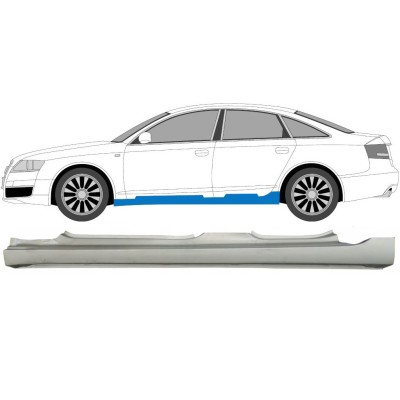 Soleira completa para Audi A6 C6 2004-2010 / Esquerdo 15034