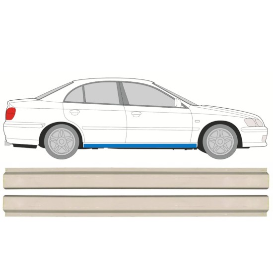 Painel de reparação da parte inferior da soleira para Honda Accord 1998-2002 / Esquerda+Direita / Conjunto 16103