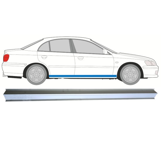 Painel de reparação da parte superior da soleira