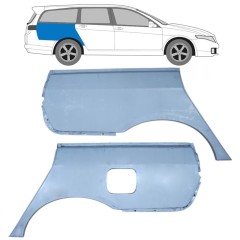 Painel de reparação do guarda-lamas traseiro para Honda Accord 2002-2008 / Esquerda+Direita / COMBI / Conjunto 10408