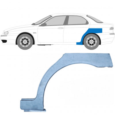 Painel de reparação do guarda-lamas traseiro para Alfa Romeo 156 1997-2005  / Esquerdo / SEDAN 5401