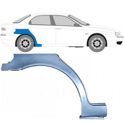 Painel de reparação do guarda-lamas traseiro para Alfa Romeo 156 1997-2005  / Direito / SEDAN 5400