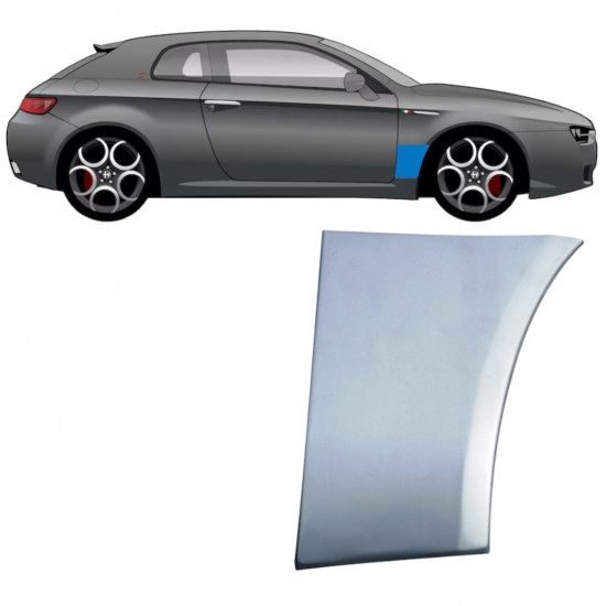 Painel de reparação do guarda-lamas dianteiro para Alfa Romeo Brera 2005-2010 / Direito 11397