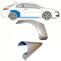 Painel de reparação da soleira com guarda-lamas traseiro para Alfa Romeo GT 2003-2010 / Direito / Conjunto 8701