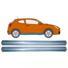 Painel de reparação da soleira para Alfa Romeo Mito 2008-2018 / Esquerda = Direita (simétrico) / Conjunto 10708
