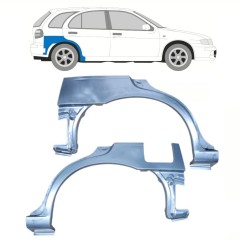 Painel de reparação do guarda-lamas traseiro para Nissan Almera N15 1995-1999 / Esquerda+Direita / Conjunto 10223