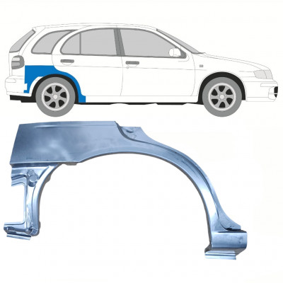 Painel de reparação da parte inferior do guarda-lamas traseiro atrás da roda para Nissan Almera 1995-2000 / Direito 10221