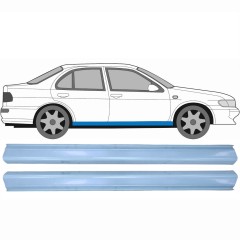 Painel de reparação da soleira para Nissan Almera N15 1995-1999 / Esquerda = Direita (simétrico) / Conjunto 10568