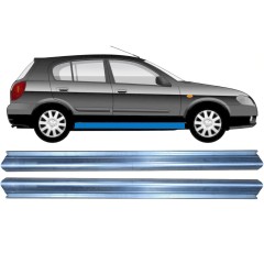 Painel de reparação da soleira para Nissan Almera N16 1999-2007 / Esquerda = Direita (simétrico) / Conjunto 10493