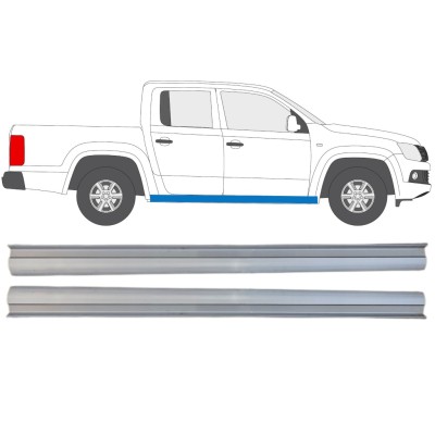 Painel de reparação da parte inferior da soleira para Volkswagen Amarok 2010-2022 / Esquerda+Direita / Conjunto 15100
