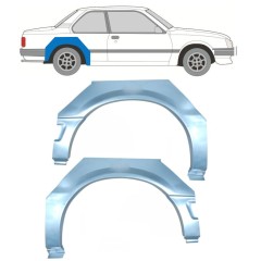Painel de reparação do guarda-lamas traseiro para Opel Ascona C 1981-1998 / Esquerda+Direita / Conjunto 9704