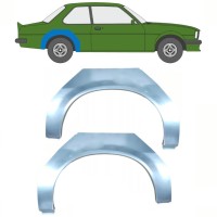 Painel de reparação do guarda-lamas traseiro para Opel Ascona B 1975-1981 / Esquerda+Direita / Conjunto 16290