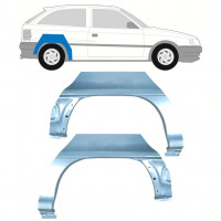 Painel de reparação do guarda-lamas traseiro para Opel Astra 1991-2002 / Esquerda+Direita / Conjunto 9680