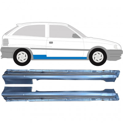 Painel de reparação da soleira para Opel Astra 1991-2002 / Esquerda+Direita / Conjunto 9448