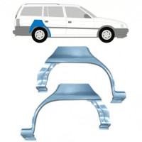 Painel de reparação do guarda-lamas traseiro para Opel Astra 1991-2002 / Esquerda+Direita / COMBI / Conjunto 9685