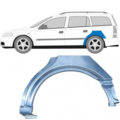 Painel de reparação do guarda-lamas traseiro para Opel Astra 1998-2009 / Esquerdo / COMBI 6861